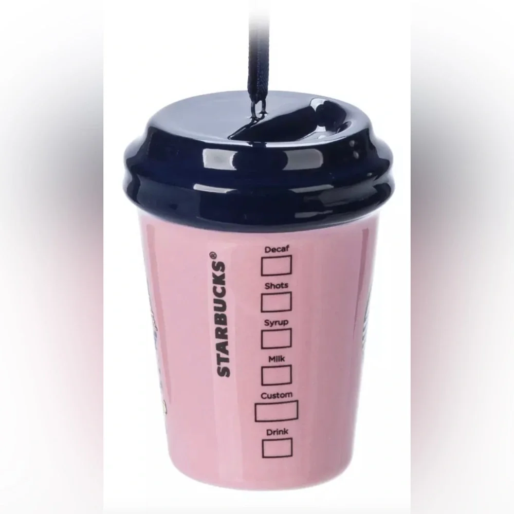 Minnie Mouse Starbucks Cup Ornament – EPCOT - Picture 3 of 5